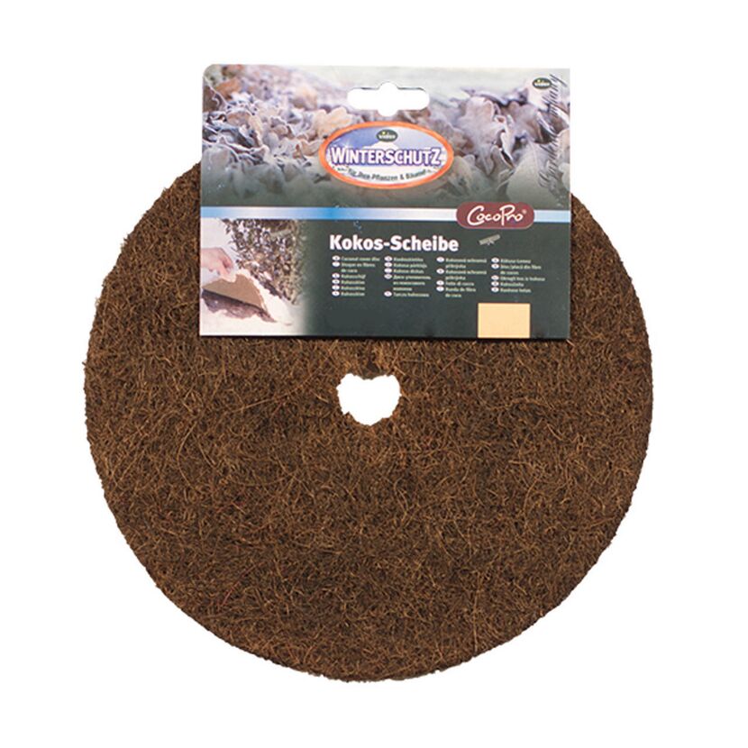 Cocopro Kokos-Scheibe Winterschutz für Pflanzen