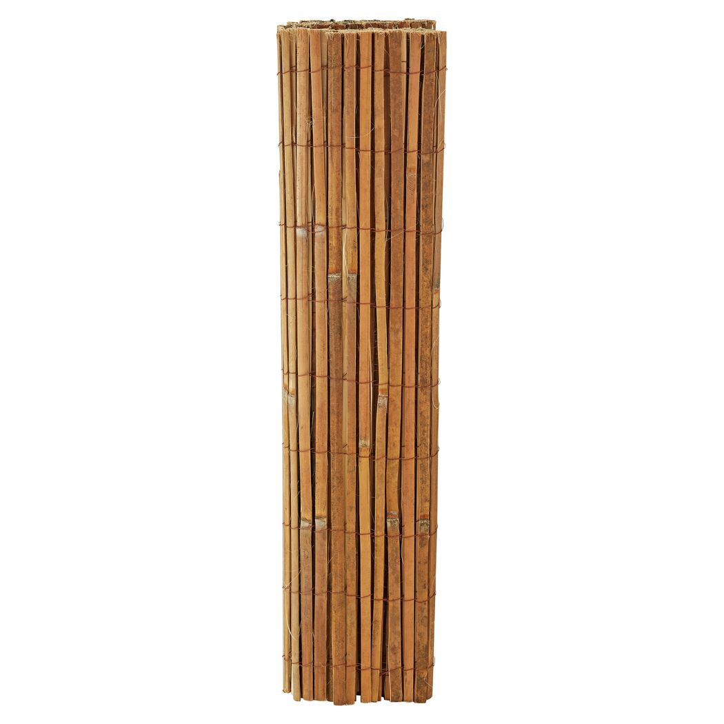 Gerollte Bambusmatte
