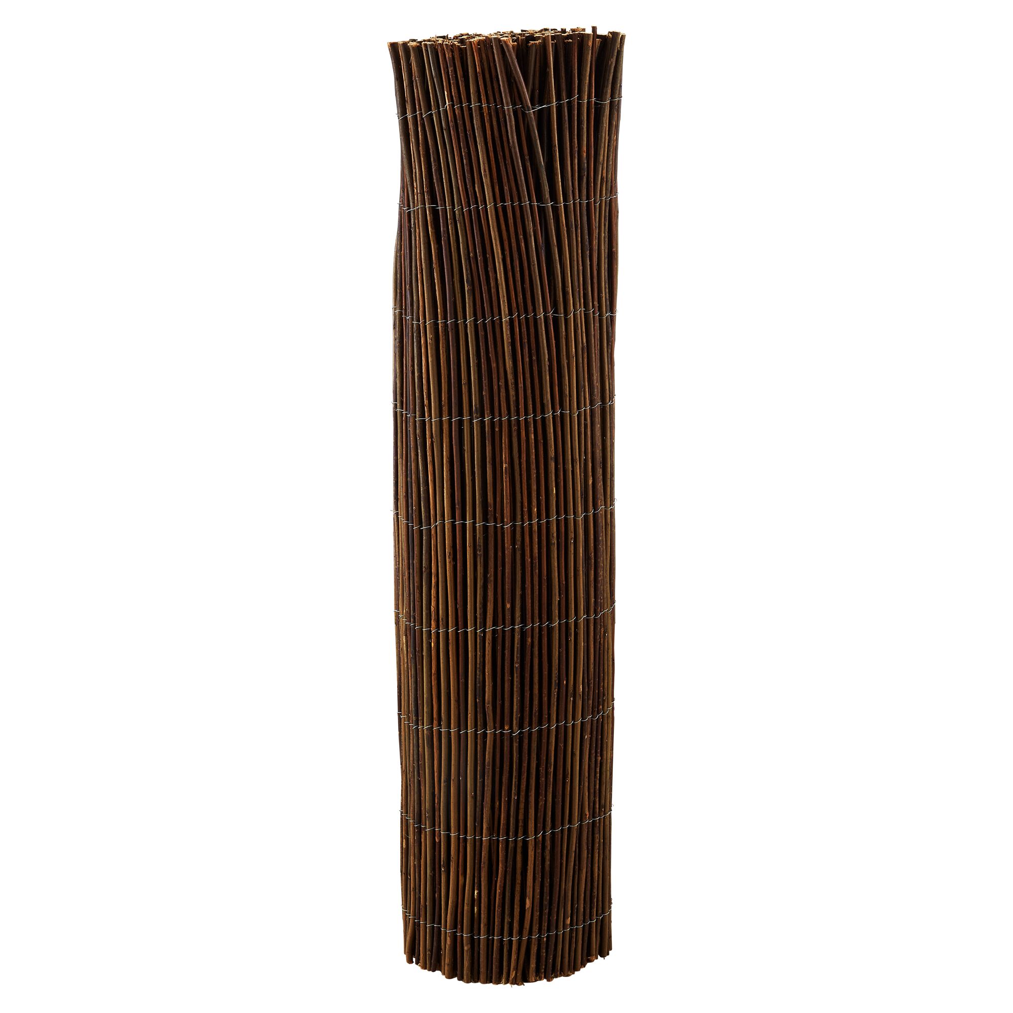 Gerollte Weidenmatte