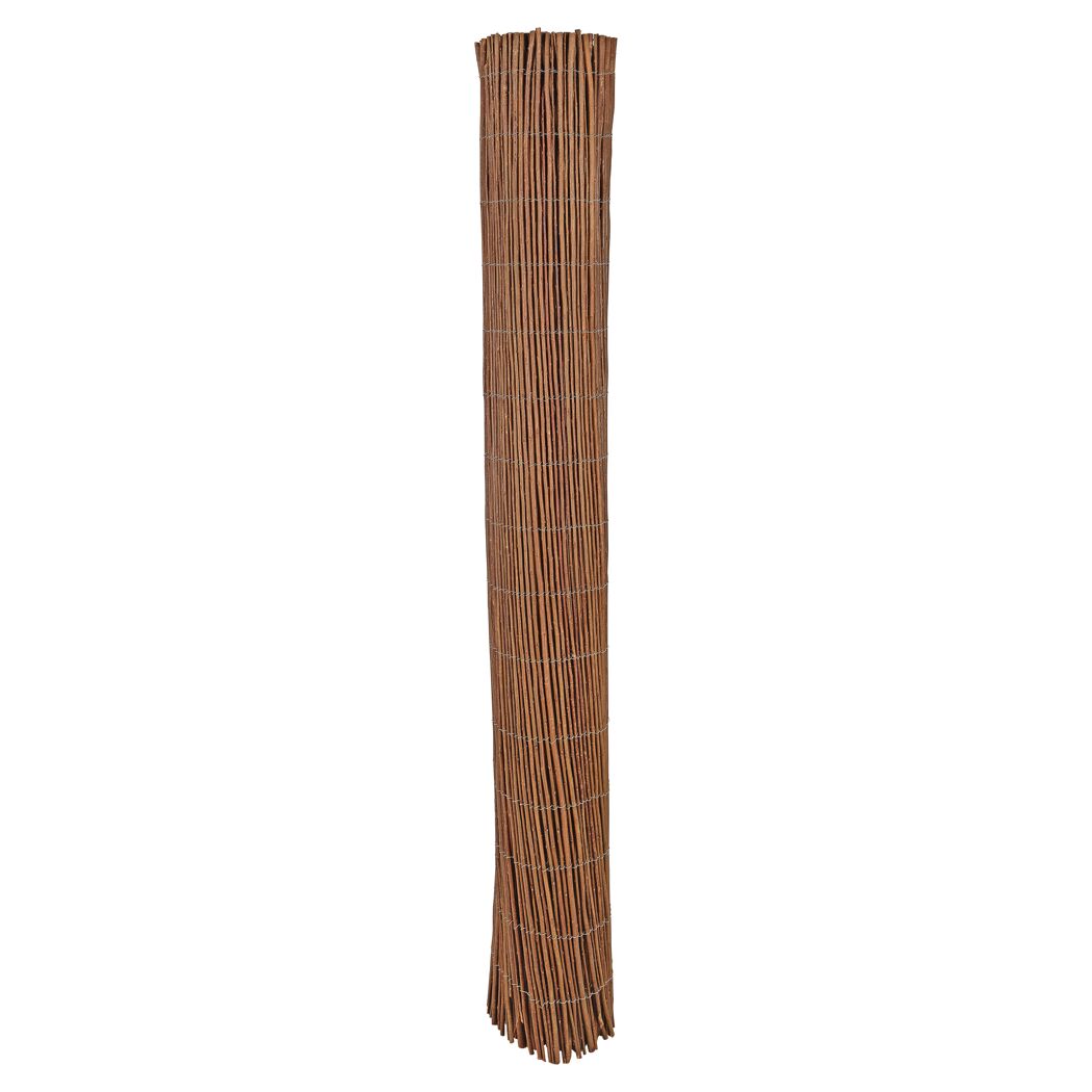 Gerollte Weidenmatte