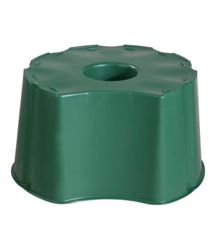 Sockel für Regentonne rund 510 l tannengrün