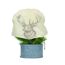 Vlieshaube Hirsch beige 110 x 110 cm