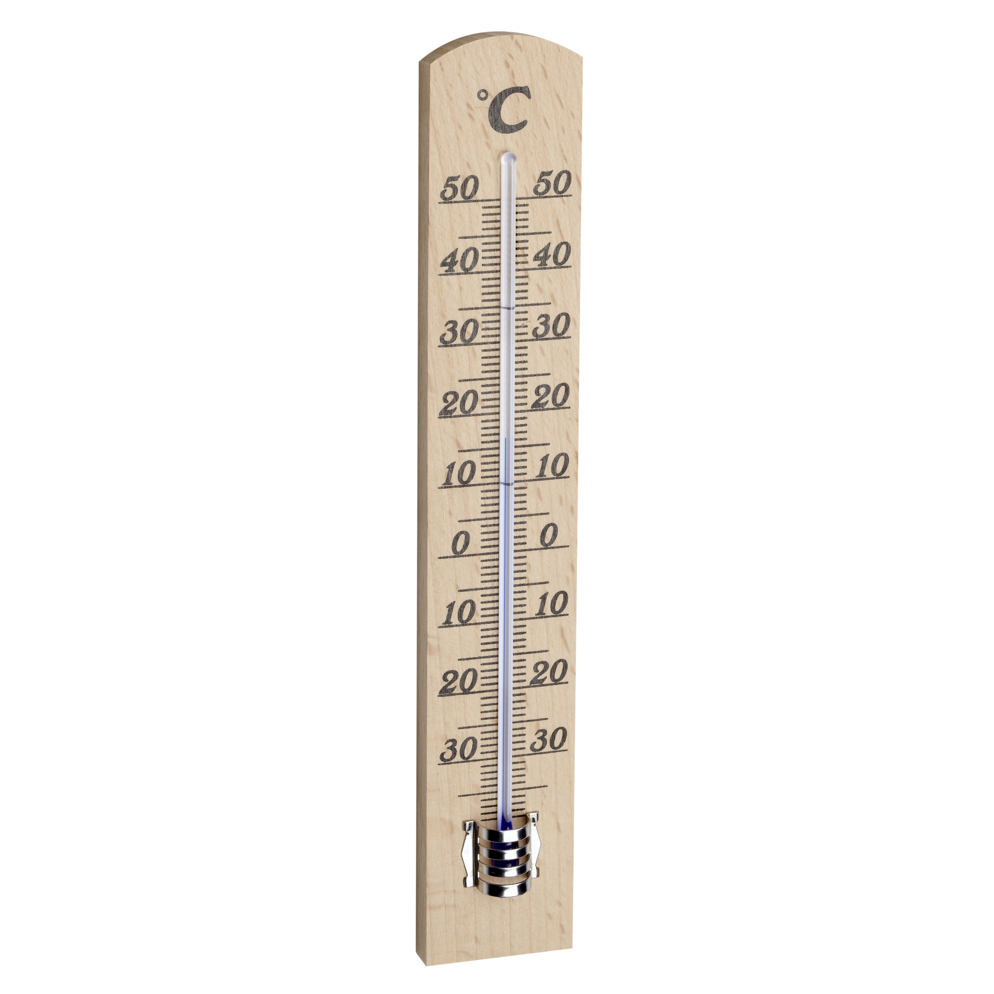 Innenthermometer Holz buchefarben 3,1 x 1,6 x 18 cm + product picture