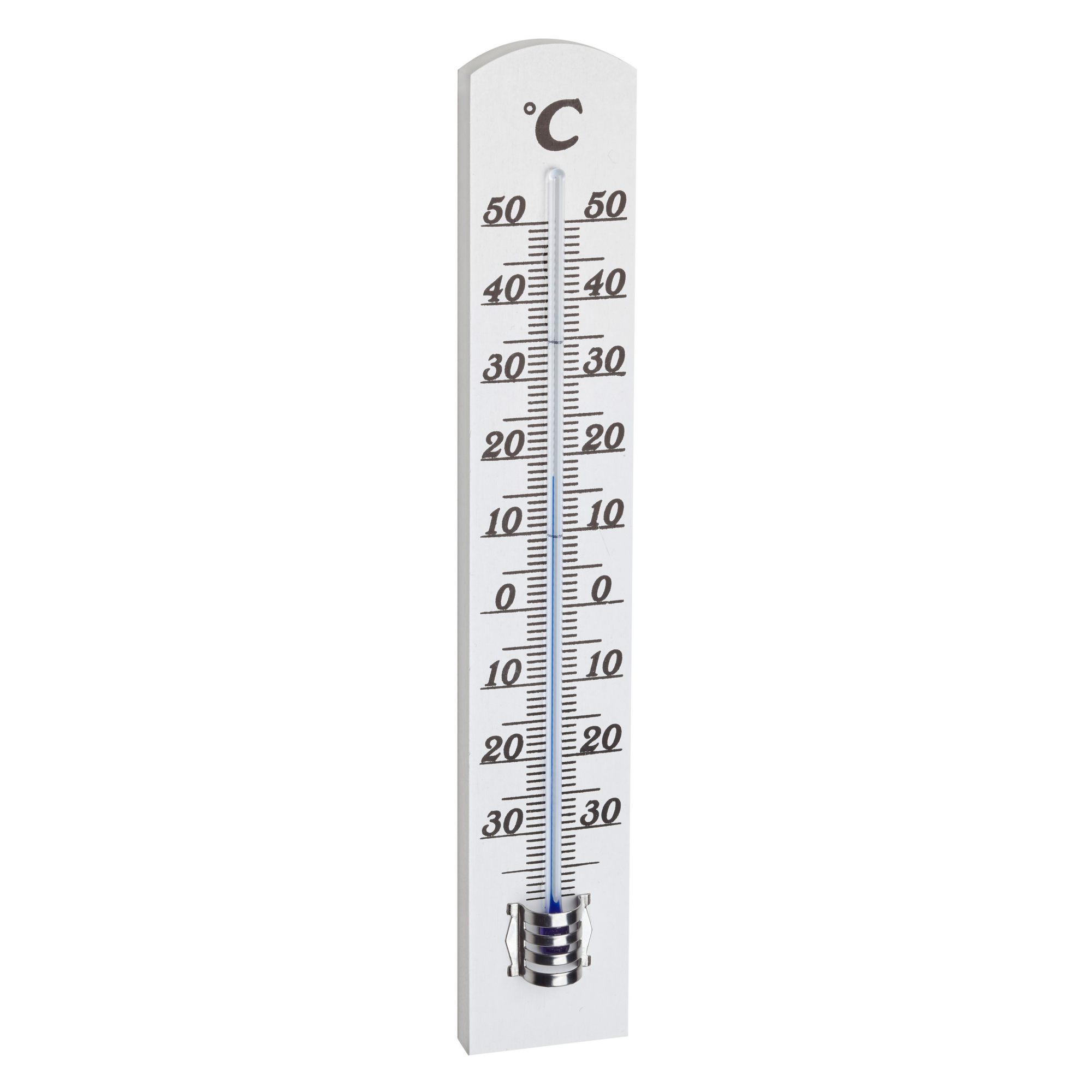 Innenthermometer Massivholz altweiß 3,1 x 1,6 x 18 cm + product picture