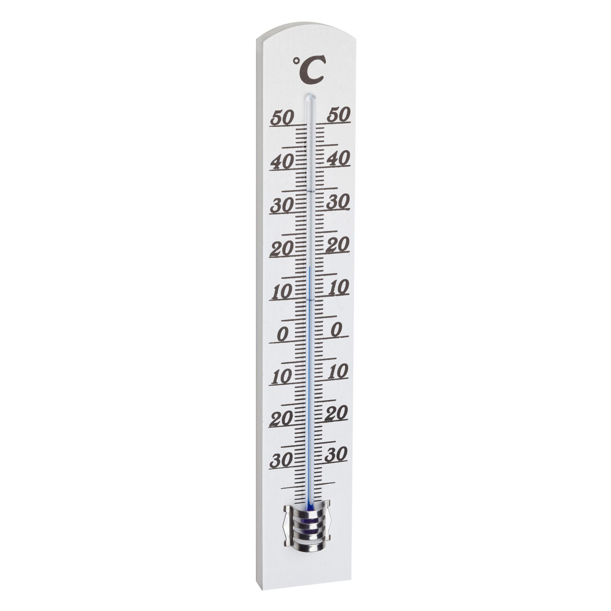 Thermometer mit Anzeige von 12 Grad Celsius