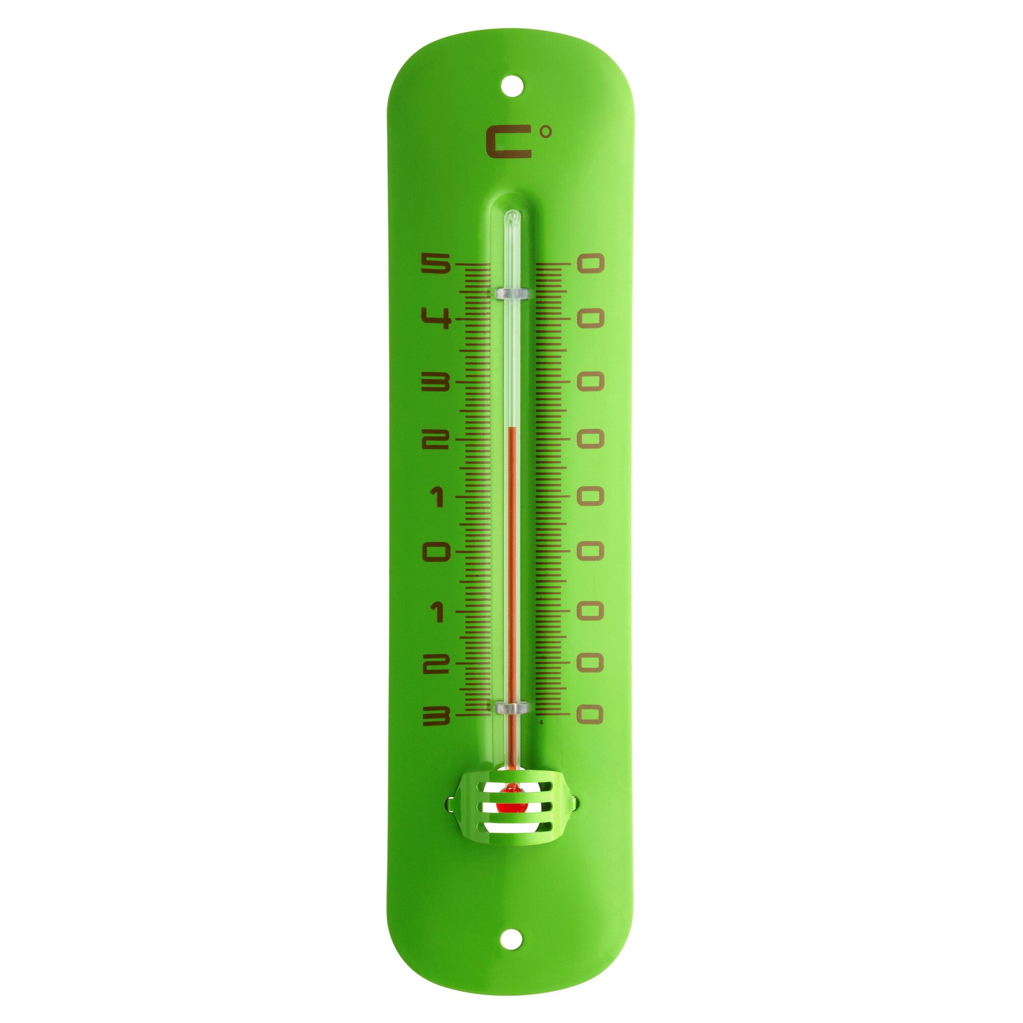 Grünes Thermometer