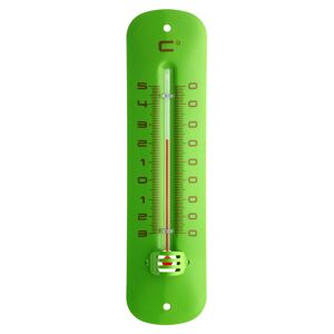 Innen- und Außenthermometer Metall 19,2 cm grün