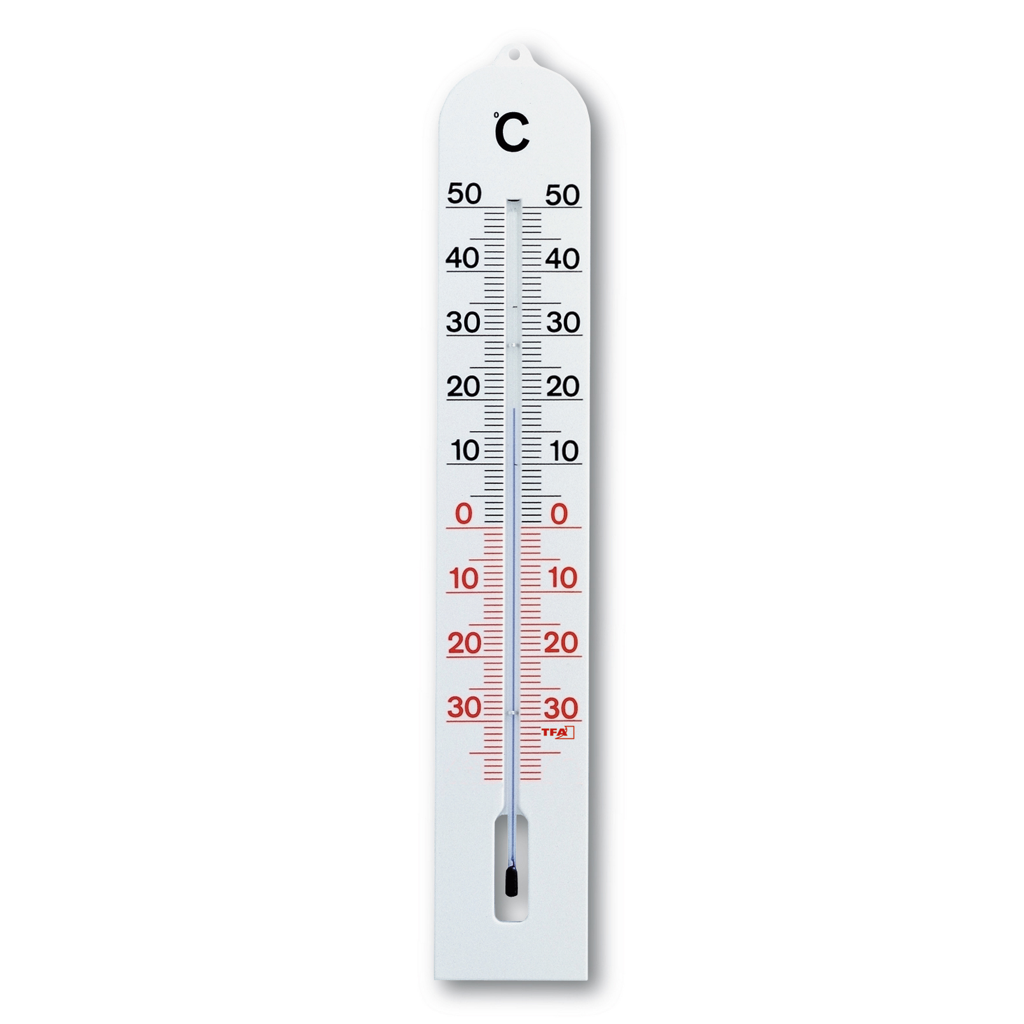 Innen- oder Außenthermometer Kunststoff weiß 6,8 x 1 x 41 cm
