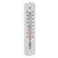 Weißes Thermometer, das 24 Grad Celsius anzeigt.
