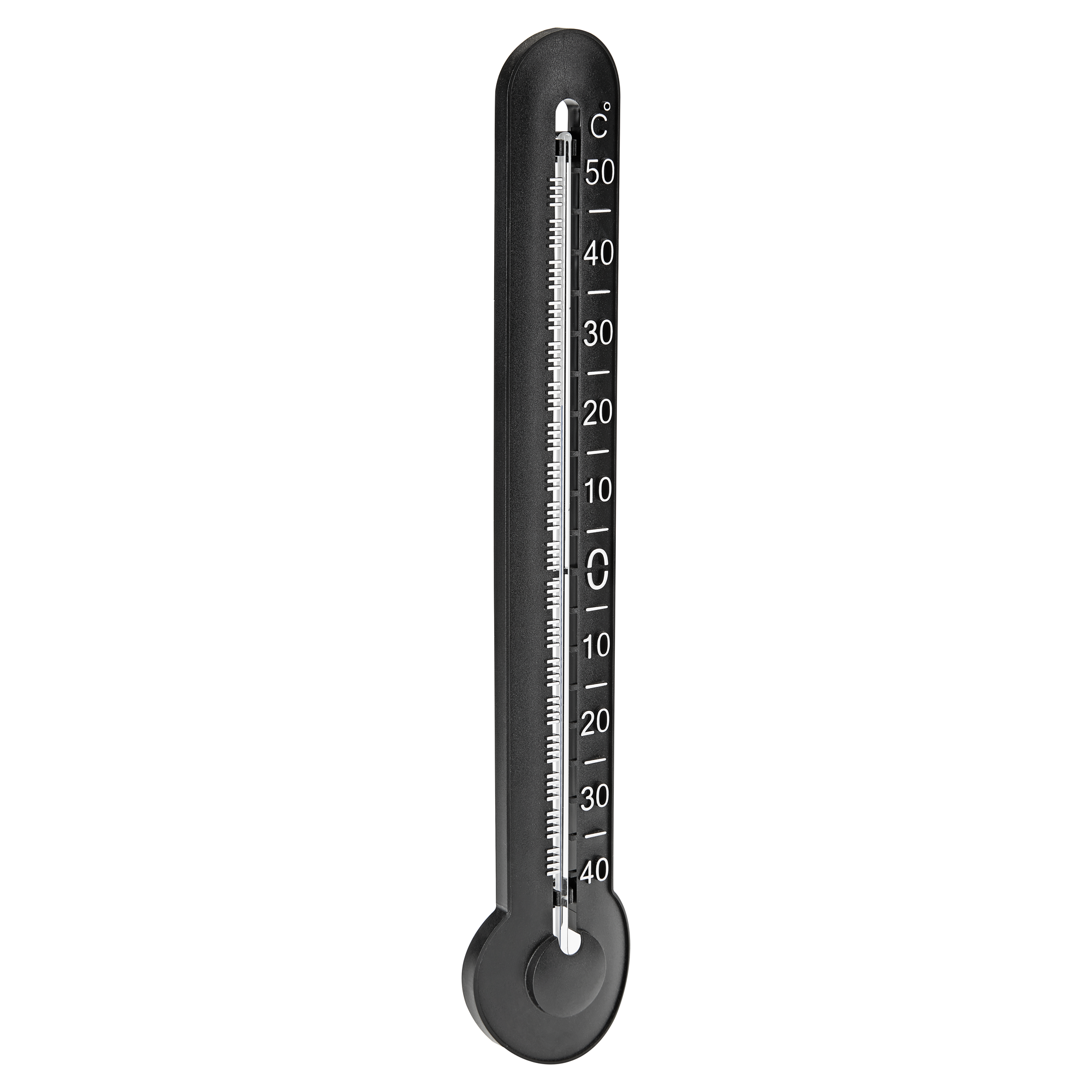 Innen- oder Außenthermometer Kunststoff schwarz 5,4 x 2,3 x 28,7 cm + product picture