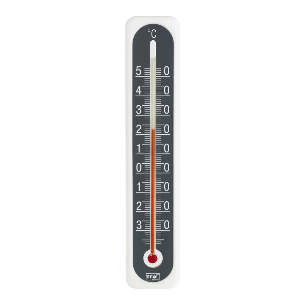 Thermometer mit Anzeige von zwei Grad Celsius
