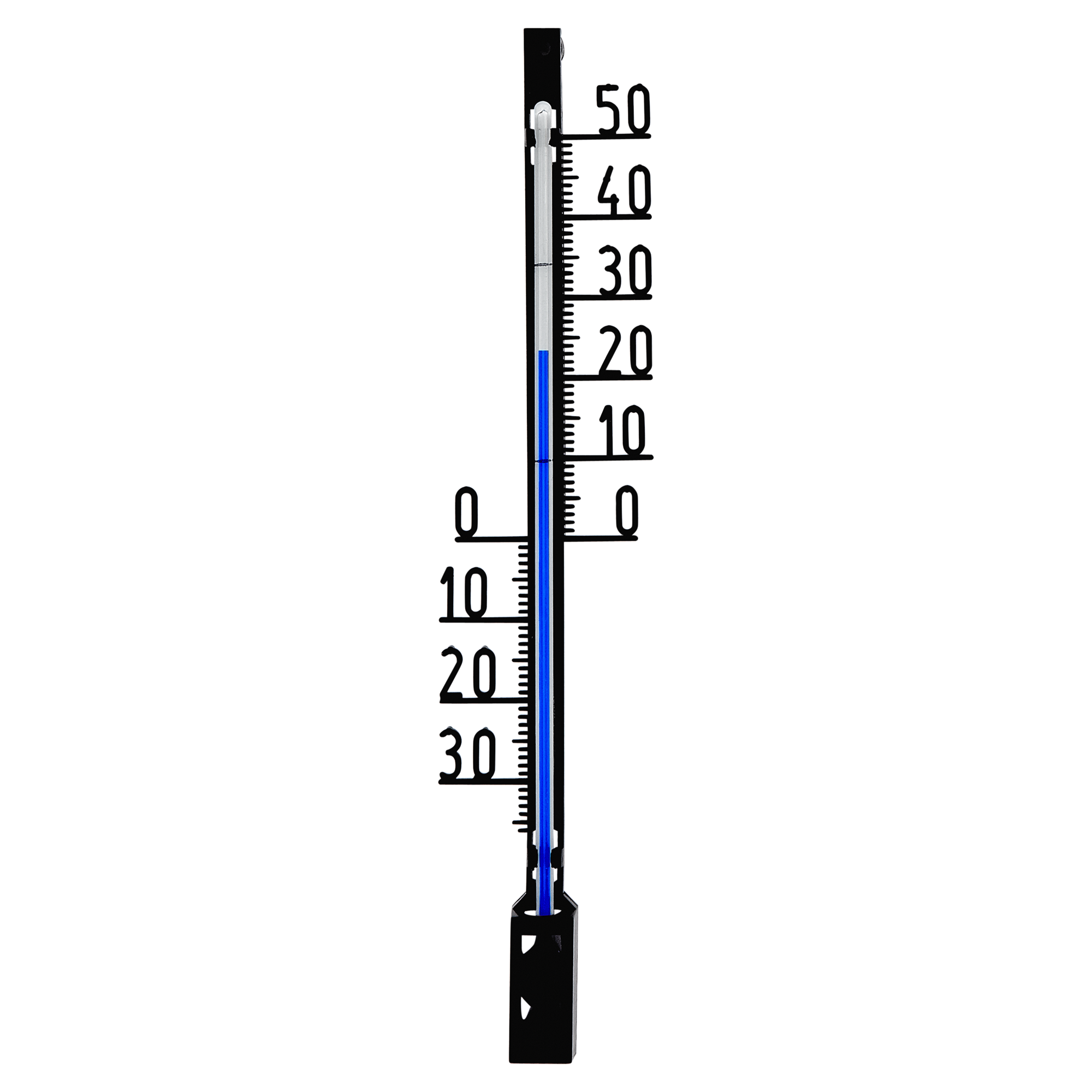 Außenthermometer Kunststoff schwarz 3,4 x 1,5 x 16 cm