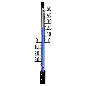 Außenthermometer Kunststoff schwarz 9,8 x 2,7 x 42 cm