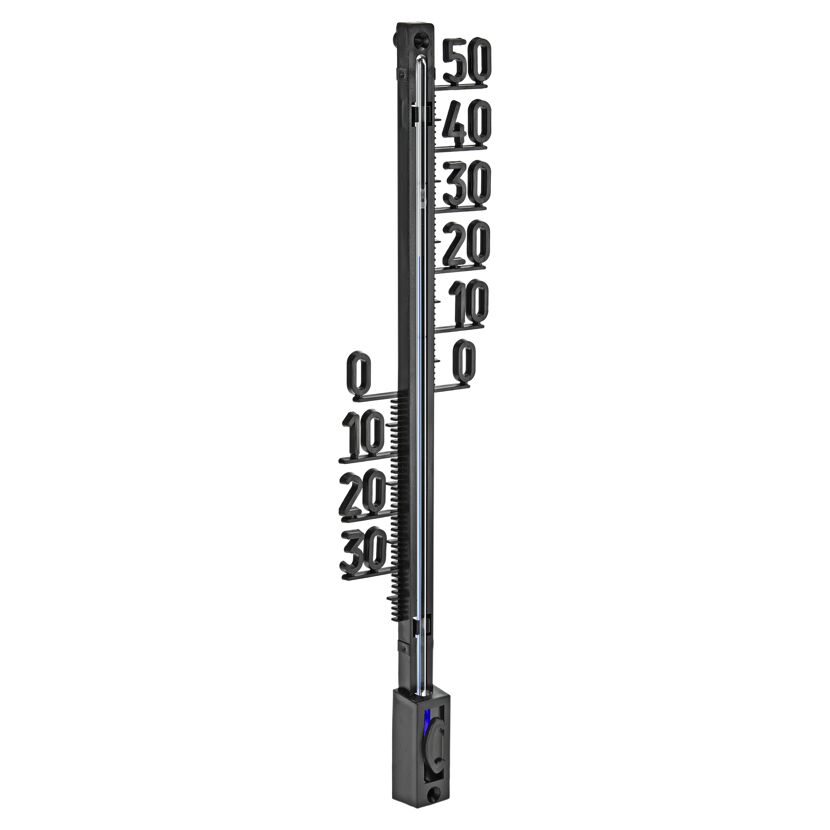 Schwarzes Außenthermometer