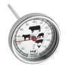 Analoges Bratenthermometer mit Skala für verschiedene Fleischsorten
