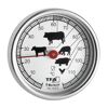 Analoges Bratenthermometer mit verschiedenen Tiermotiven.