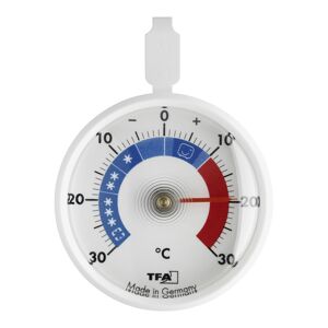 Kühlthermometer Kunststoff Ø 7 cm weiß