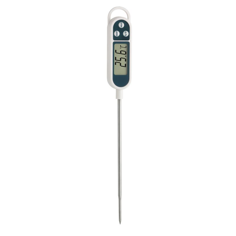 Digitales Küchenthermometer mit langem Messfühler