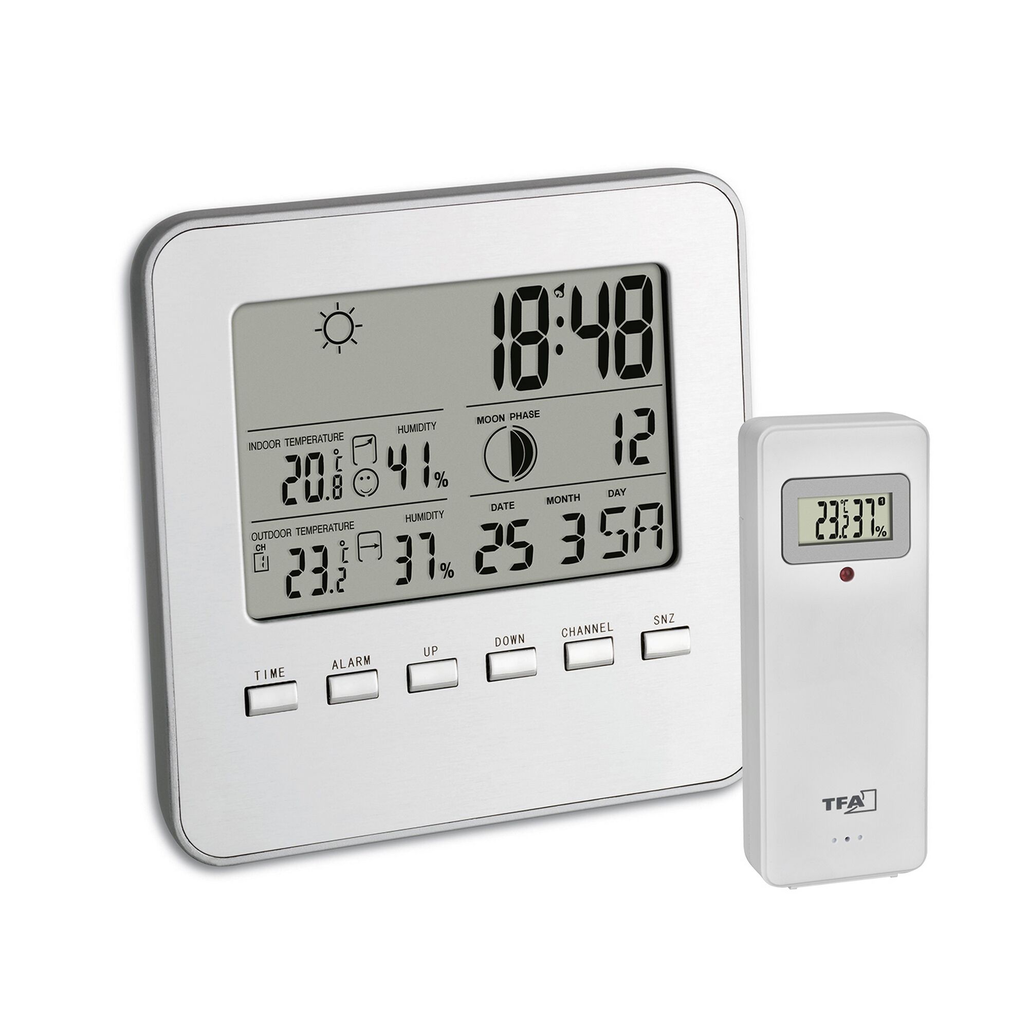 Digitale Funk-Wetterstation mit Außensensor