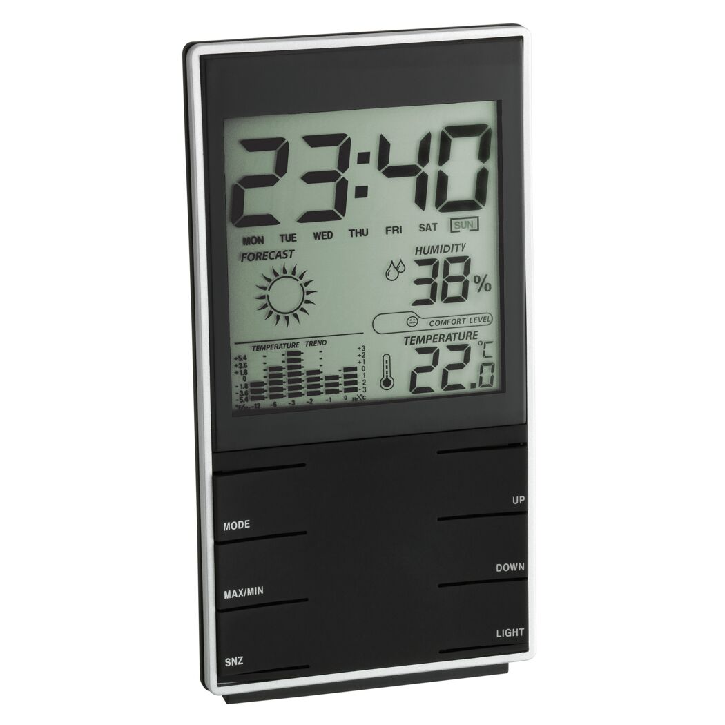 Digitale Wetterstation mit Temperaturanzeige