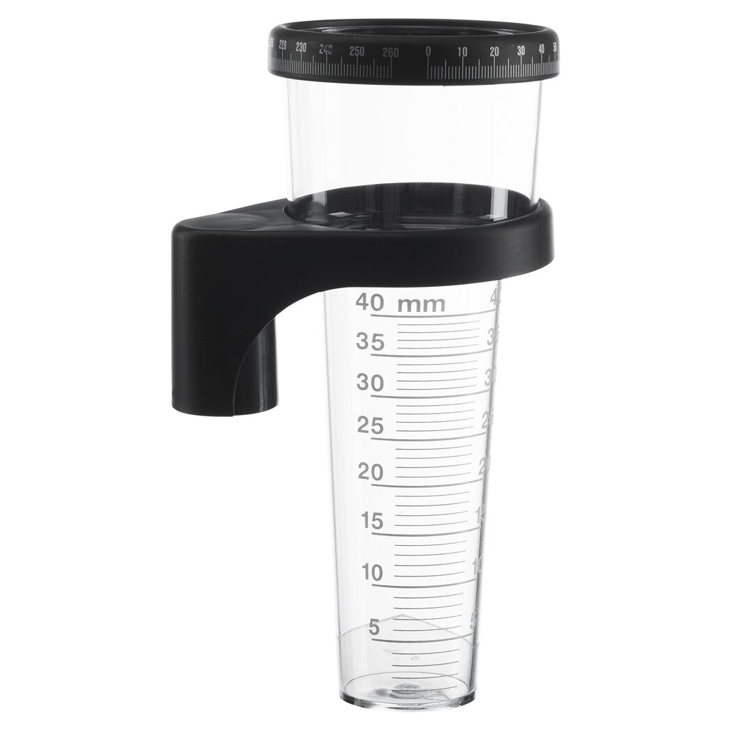 Analoger Regenmesser mit Halterung