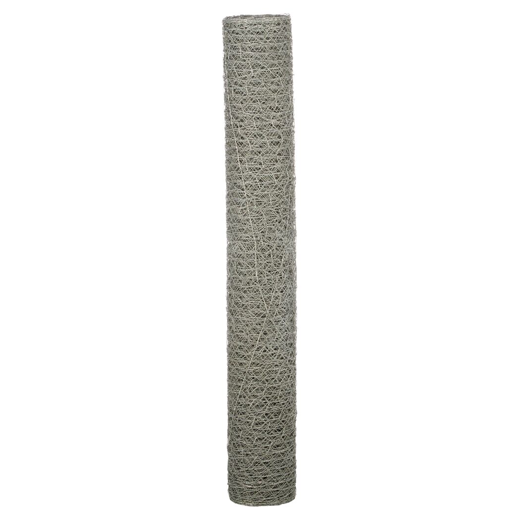 Drahtgeflecht 6-eckig silbern 75 cm