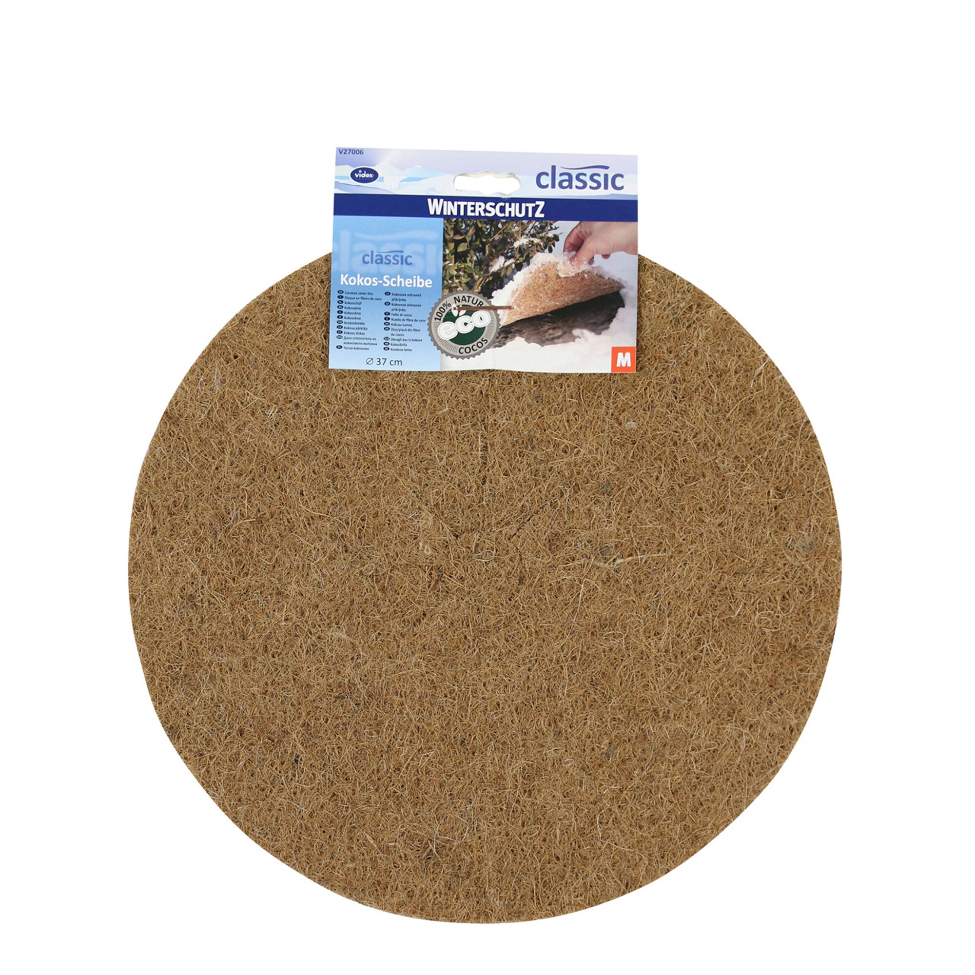 Runde Kokos-Scheibe für Winterschutz