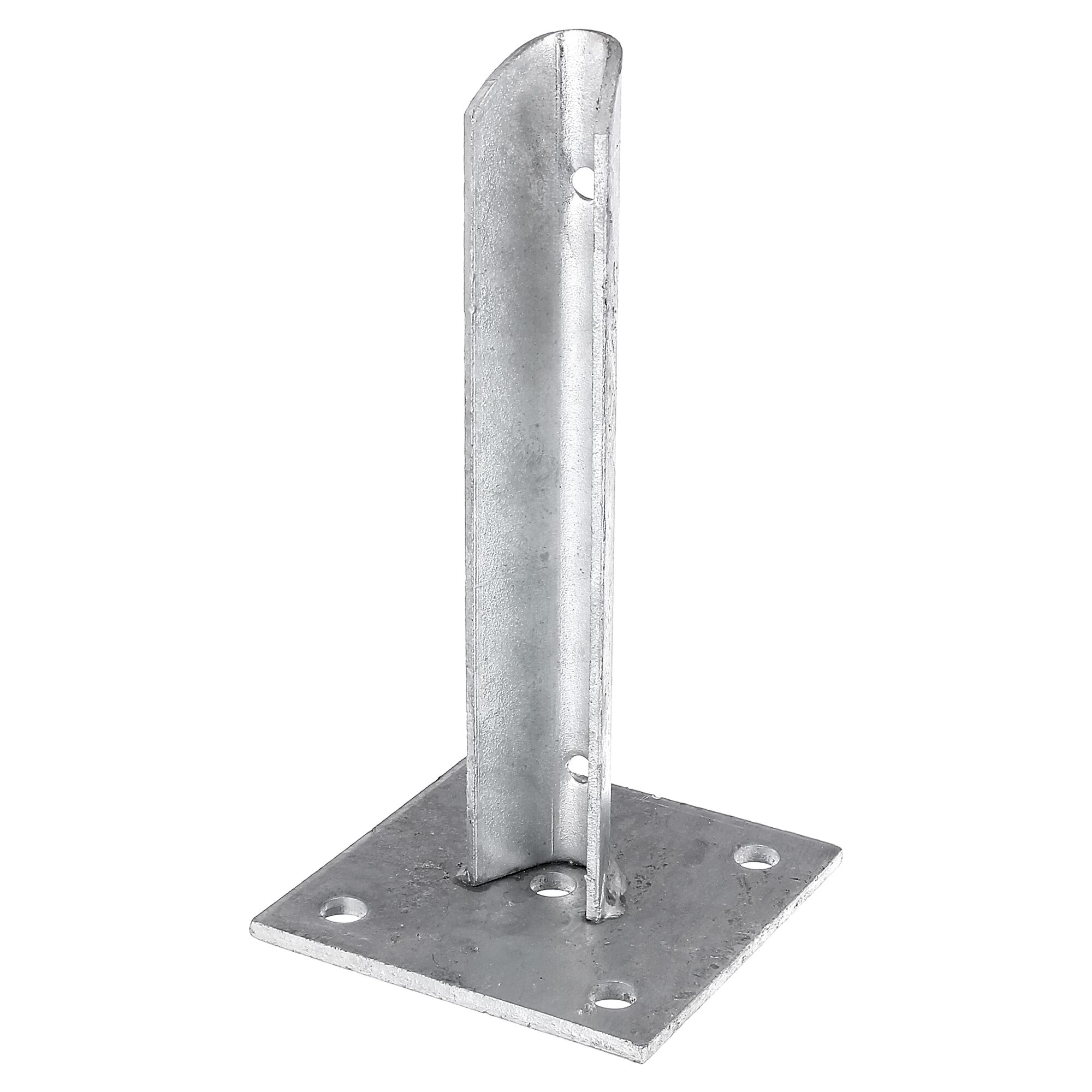 Dübelplatte für Stahlrohr-Zaunpfosten 34 mm