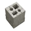 Grauer Betonfundamentstein