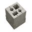 Grauer Betonfundamentstein