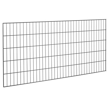 Einstabmattenzaun 'Arne' Stahl anthrazit 200 x 100 cm