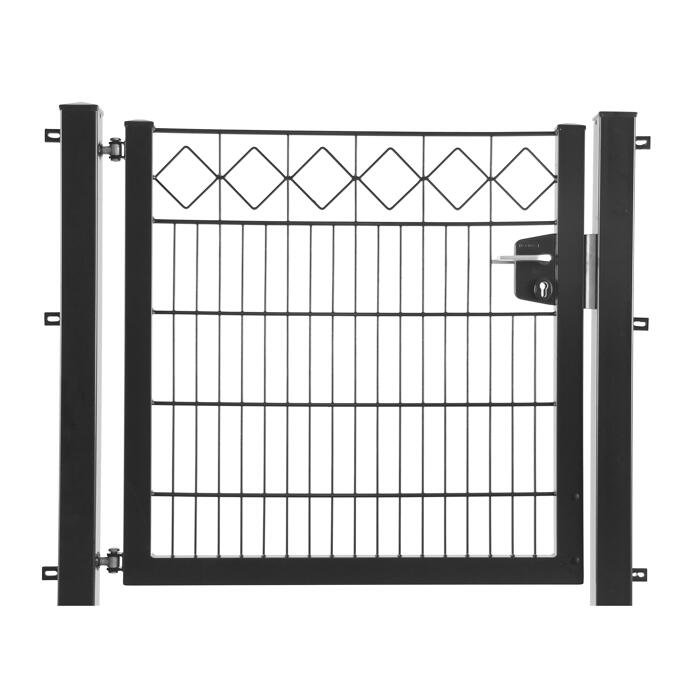 Arvotec Schmuck Gartentor Karo Anthrazit 120 X 80 Cm Ç Toom Baumarkt