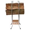 Wolfcraft Sägebock mit Holzscheiten