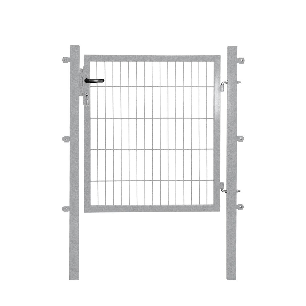 Einzeltor 'Industrial' silber 100 x 160 cm