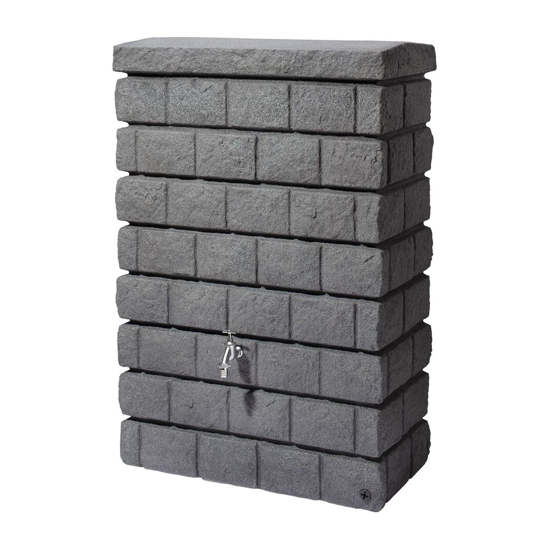 Wandtank 'Rocky Junior' dark granite 300 l