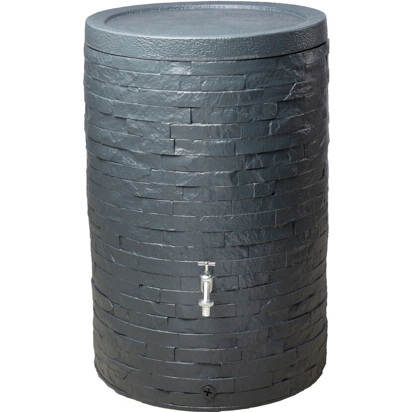 Regentonne 'Muro' graphite grey 260 l