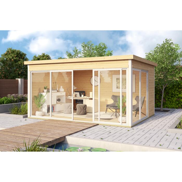 Lasita Maja Systemhaus Domeo 4 Naturfarben 322 X 418 Cm Ç Toom Baumarkt