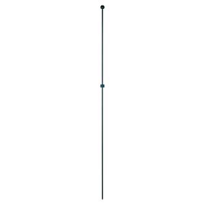 Pinnup-Bodenstab mit Kupplung Glasfiber grün Ø 0,8 x 125 cm