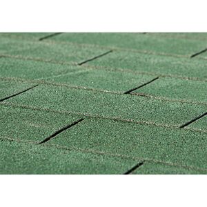 Bitumen-Dachschindeln grün 33,5 x 100 cm