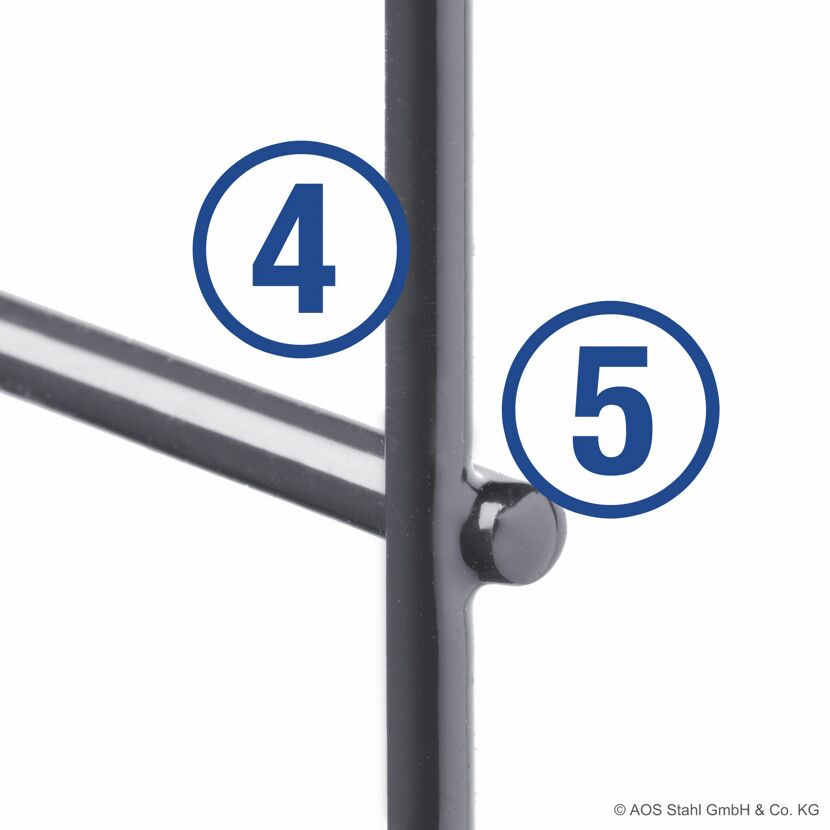 Doppel-/Einstabmatten-Set 'Michl' 20 m x 120 cm anthrazit