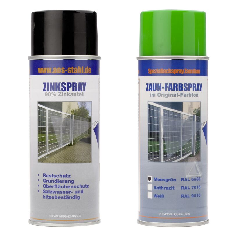 Zinkspray & Farbspray moosgrün 800 ml