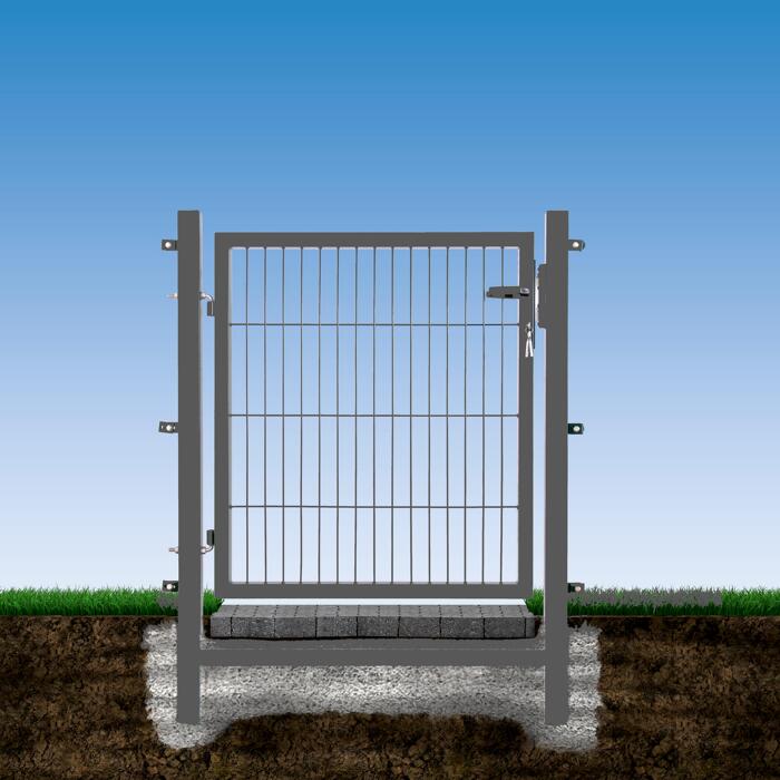 Gartentor 'EasyTOR' 100 x 120 cm anthrazit