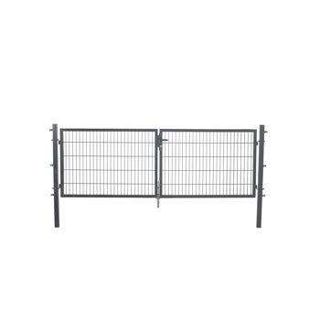 Anthrazitfarbenes Doppeltor ARNE