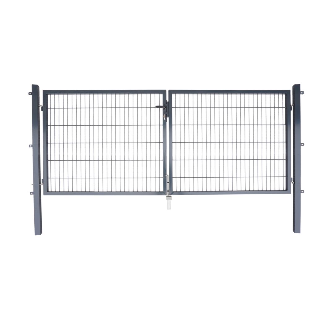 Anthrazitfarbenes Doppeltor IVAR 300x120 cm