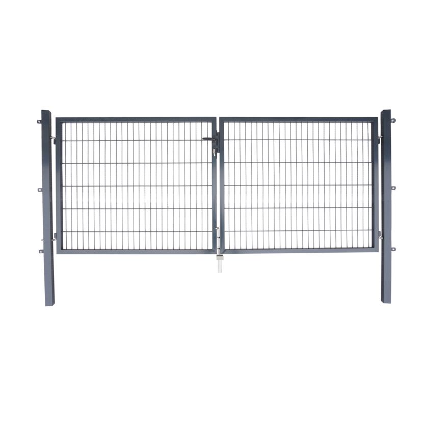 Anthrazitfarbenes Doppeltor IVAR 300x120 cm