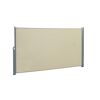 Beige Seitenmarkise