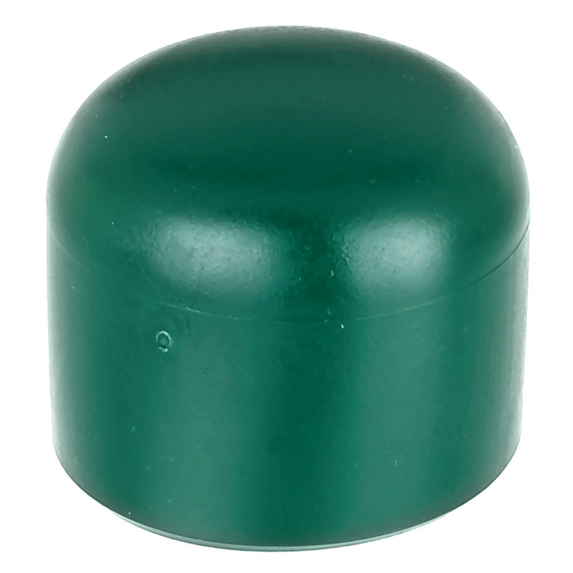 Grüne Kappe für Metallrohr