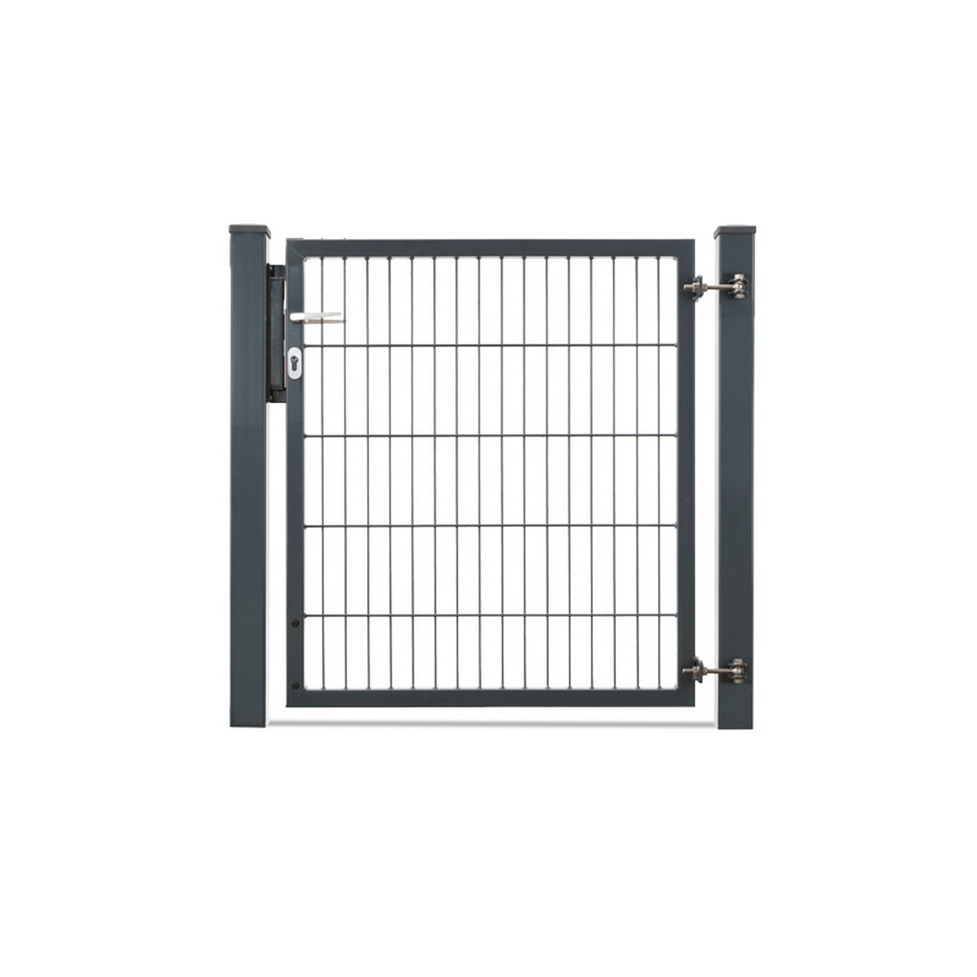 Anthrazitfarbenes Einzeltor Vario Comp