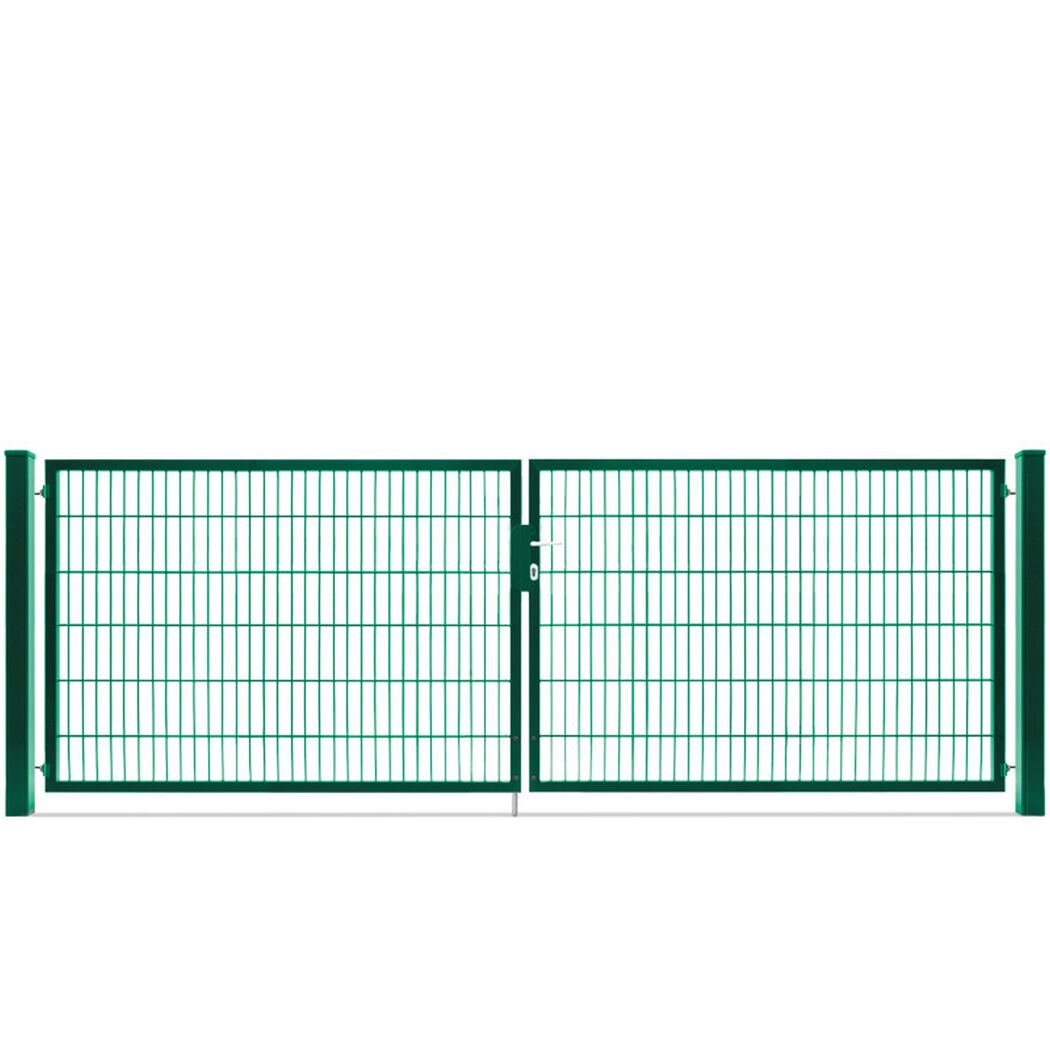 Grünes Doppeltor Vario Comp 356 x 120 cm