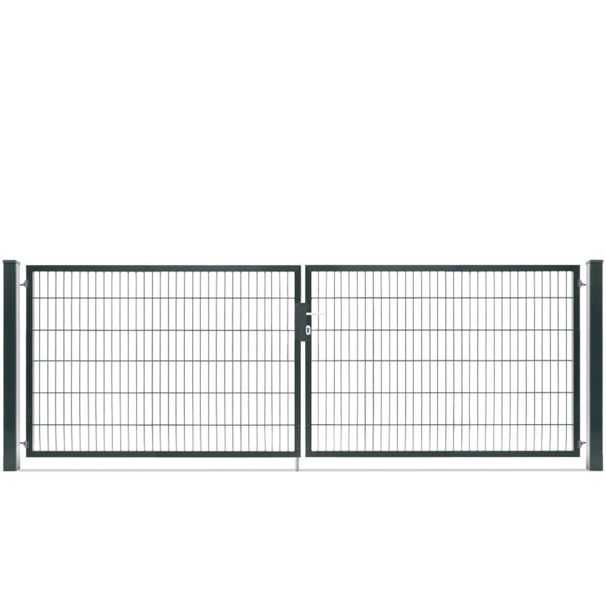 Anthrazitfarbenes Doppeltor Vario Comp356x120cm